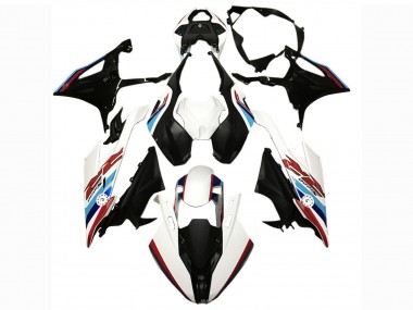 Black White Blue 2019-2022 BMW S1000RR Motorcycle Fairing