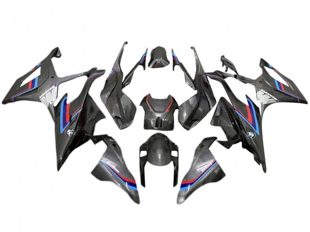 Black Blue Red Carbon Fiber 2019-2022 BMW S1000RR Motorcycle Fairing