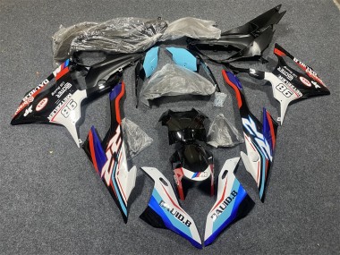 Blue White Red 98 2019-2022 BMW S1000RR Motorcycle Fairings