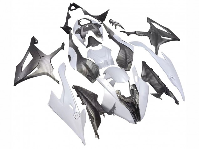 Grey Black Carbon Fiber 2019-2022 BMW S1000RR Motorcycle Fairings