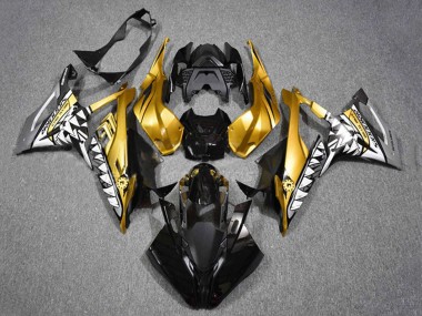 Gold Black Shark 2019-2022 BMW S1000RR Motorcycle Fairings