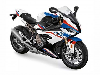 White Blue Red 2019-2022 BMW S1000RR Motorcycle Fairings