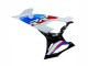 White Blue Red 2019-2022 BMW S1000RR Motorcycle Fairings