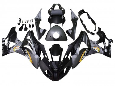 Grey Black Yellow Shark 2017-2018 BMW S1000RR Motorcycle Fairings