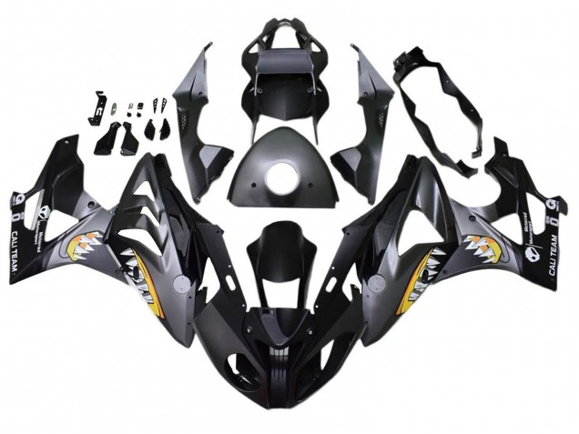 Grey Black Yellow Shark 2017-2018 BMW S1000RR Motorcycle Fairings
