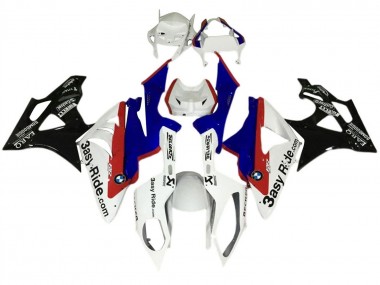 White Blue Red Glossy Black 2017-2018 BMW S1000RR Motorcycle Fairings Kit