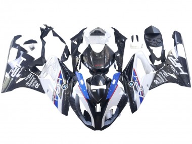 White Blue Black Carbon Fiber 2015-2016 BMW S1000RR Motorcycle Fairings