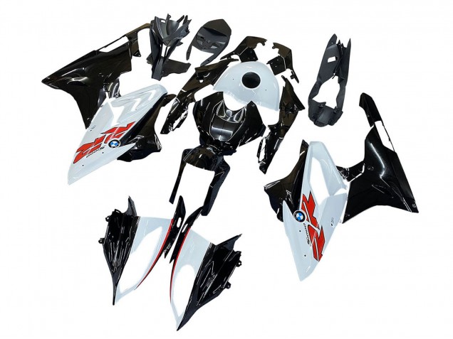 White Black Carbon Fiber 2015-2016 BMW S1000RR Motorcycle Fairings