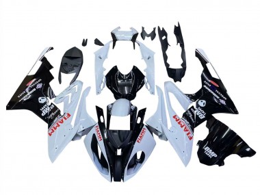 White Glossy Black Fiamm 2015-2016 BMW S1000RR Motorcycle Fairings