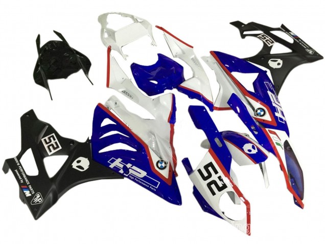 White Red Blue Black HP 2009-2014 BMW S1000RR Motorbike Fairings
