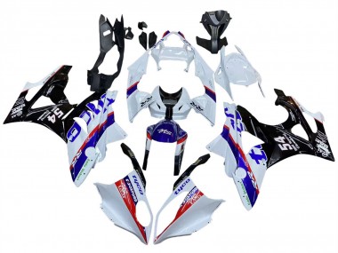 White Red Blue Black Tyco 2009-2014 BMW S1000RR Motorcycle Fairings
