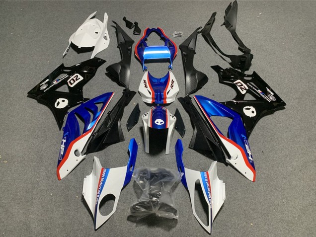White Red Blue Glossy Black 2009-2014 BMW S1000RR Motorcycle Plastics