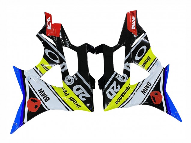 Blue Yellow Red Black Shark VR 46 2009-2014 BMW S1000RR Motorcycle Fairings