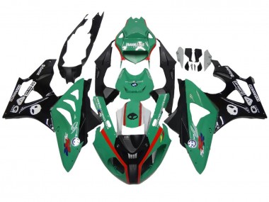 Green Red Black 2009-2014 BMW S1000RR Motorcycle Fairings