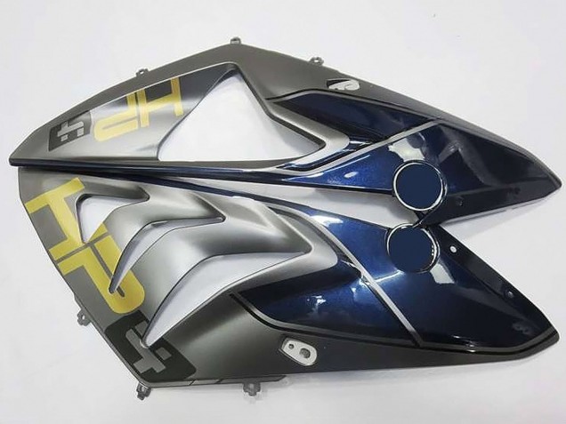 Silver Blue Glossy Black 2009-2014 BMW S1000RR Motorcycle Fairings