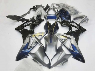 Silver Blue Glossy Black 2009-2014 BMW S1000RR Motorcycle Fairings
