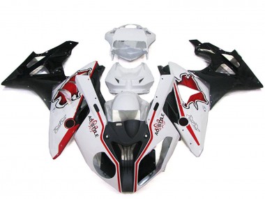 White Red Glossy Black 2009-2014 BMW S1000RR Bike Fairings