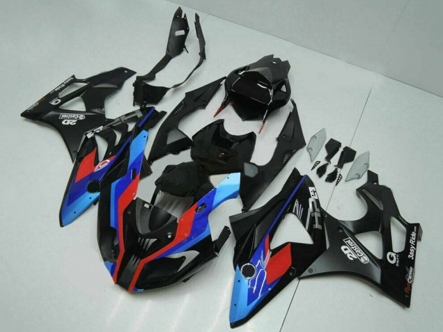 Blue Red Matte Black Castrol 2009-2014 BMW S1000RR Motorcycle Fairings