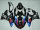 Blue Red Matte Black Castrol 2009-2014 BMW S1000RR Motorcycle Fairings