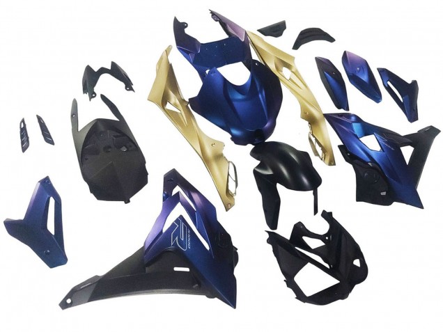 Matte Dark Blue 2014-2016 BMW S1000R Motorcycle Fairings