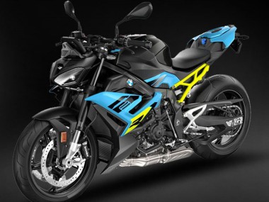 Black Light Blue Yellow 2021-2025 BMW S1000R Motorcycle Fairings