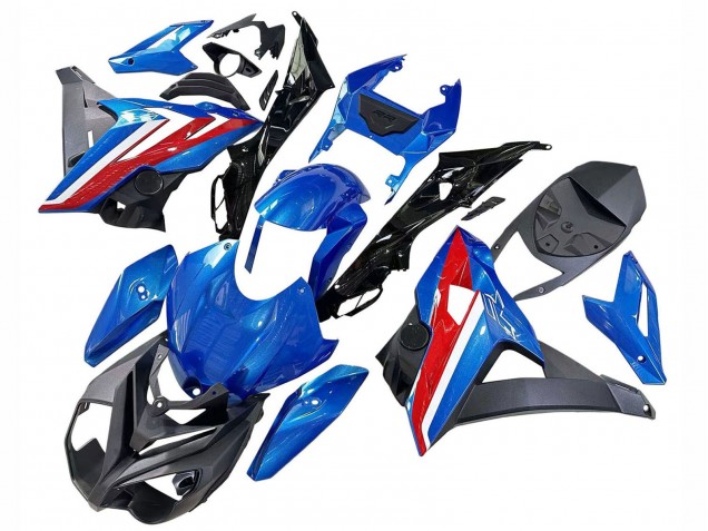 Blue Red 2014-2016 BMW S1000R Motorcycle Fairings