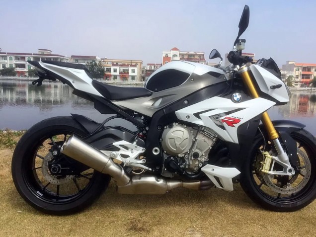White 2014-2016 BMW S1000R Motorcycle Fairings