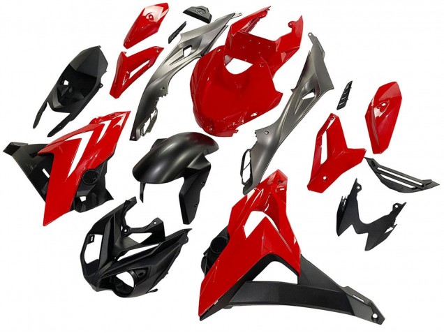 Black Red 2014-2016 BMW S1000R Motorcycle Fairings