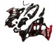 Glossy Black Red Flame 2004-2006 Suzuki GSX600F/GSX750F Motorcycle Fairings