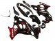 Glossy Black Red Flame 2004-2006 Suzuki GSX600F/GSX750F Motorcycle Fairings