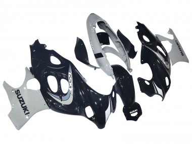 Glossy Black Grey 2004-2006 Suzuki GSX600F/GSX750F Motorcycle Fairing