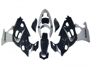 Glossy Black Grey 2004-2006 Suzuki GSX600F/GSX750F Motorcycle Fairing