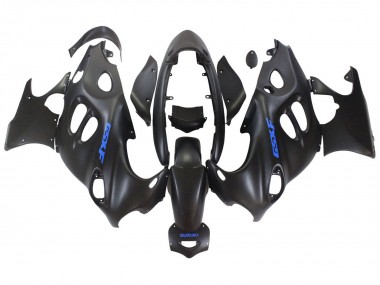 Matte Black with Blue Logo 2004-2006 Suzuki GSX600F/GSX750F Motorcycle Fairings