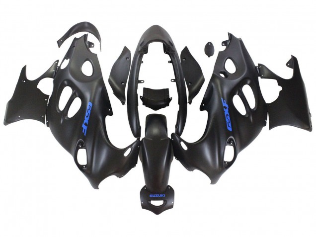 Matte Black with Blue Logo 2004-2006 Suzuki GSX600F/GSX750F Motorcycle Fairings