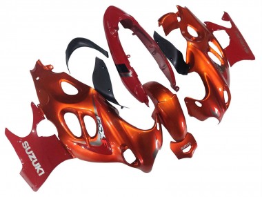 Burnt Orange White Logo 2004-2006 Suzuki GSX600F/GSX750F Motorcycle Fairings