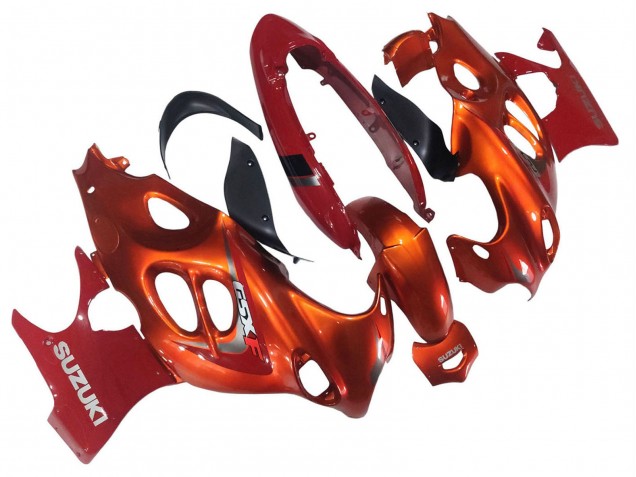 Burnt Orange White Logo 2004-2006 Suzuki GSX600F/GSX750F Motorcycle Fairings