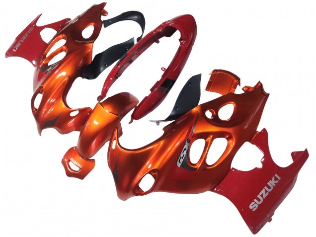 Burnt Orange White Logo 2004-2006 Suzuki GSX600F/GSX750F Motorcycle Fairings