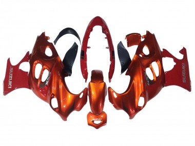 Burnt Orange White Logo 2004-2006 Suzuki GSX600F/GSX750F Motorcycle Fairings