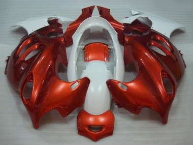 Burnt Orange White 2004-2006 Suzuki GSX600F/GSX750F Motorcycle Fairings