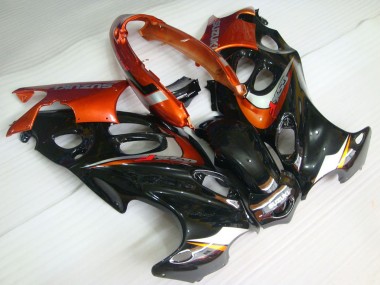 Glossy Black Orange 2004-2006 Suzuki GSX600F/GSX750F Motorcycle Fairings