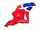 White Red Blue HRC 2009-2012 Honda CBR600RR Motorcycle Fairings