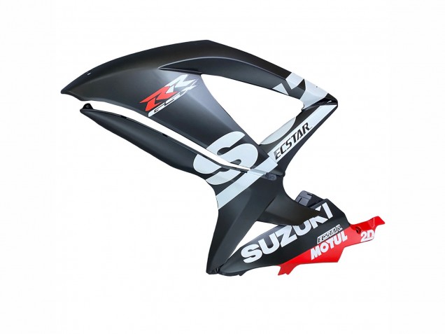 Matte Black Red White 2008-2010 Suzuki GSXR 600 / GSXR 750 Motorcycle Fairings