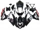 Matte Black Red White 2008-2010 Suzuki GSXR 600 / GSXR 750 Motorcycle Fairings
