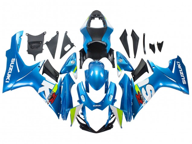 Light Blue Green White Red 2011-2024 Suzuki GSXR 600 / GSXR 750 Motorcycle Fairings