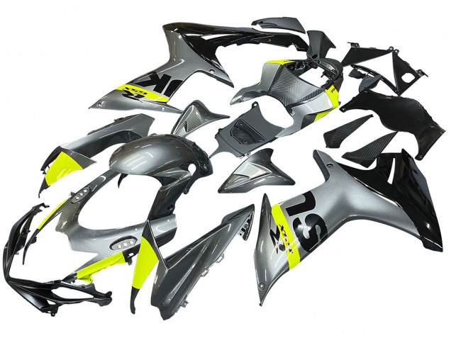 Silver Yellow Black 2011-2024 Suzuki GSXR 600 / GSXR 750 Motorcycle Fairings