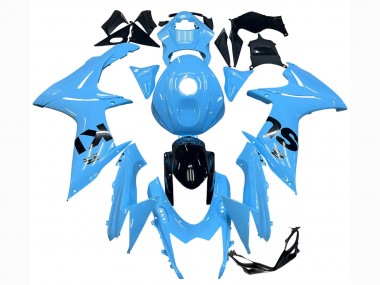 Light Blue Black 2011-2024 Suzuki GSXR 600 / GSXR 750 Motorcycle Fairings