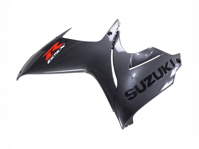 Black Carbon Fiber Red 2011-2024 Suzuki GSXR 600 / GSXR 750 Motorcycle Fairings