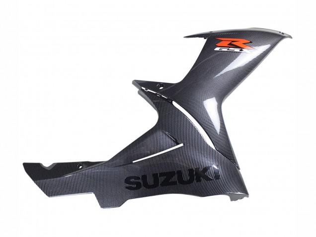 Black Carbon Fiber Red 2011-2024 Suzuki GSXR 600 / GSXR 750 Motorcycle Fairings