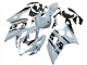 White Black 2005-2006 Suzuki GSXR 1000 Motorcycle Fairings