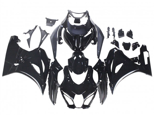Glossy Black 2017-2024 Suzuki GSXR1000 Motorcycle Fairings